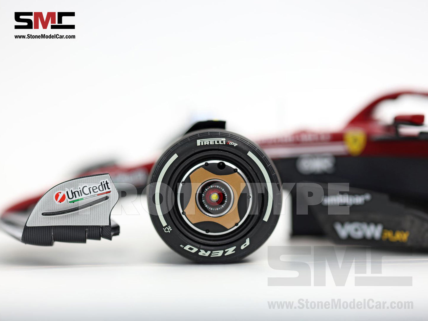[Pre-Order] Ferrari F1 SF-25 #16 Charles Leclerc Italy Monza GP 2025 312T Special Livery BBR 1:18 with Leather Base
