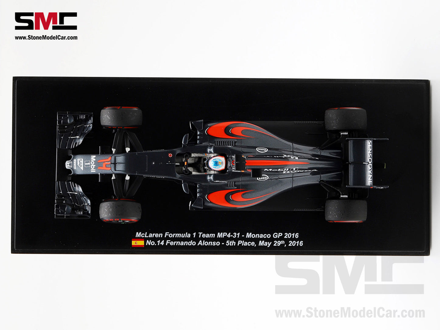 [Pre-Order] McLaren F1 MP4-31 #14 Fernando Alonso Monaco GP 2016 5th Place 1:18 Spark 18248S