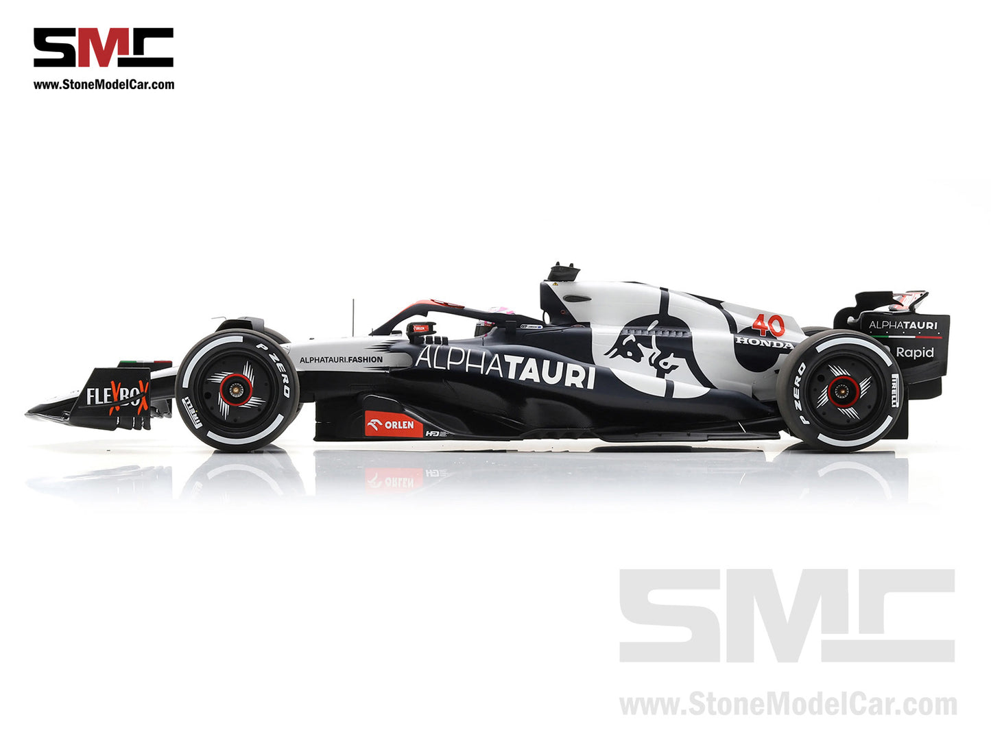 Alpha Tauri F1 AT04 #40 Liam Lawson 9th Singapore GP 2023 1st Career Point Spark 1:18 18S958