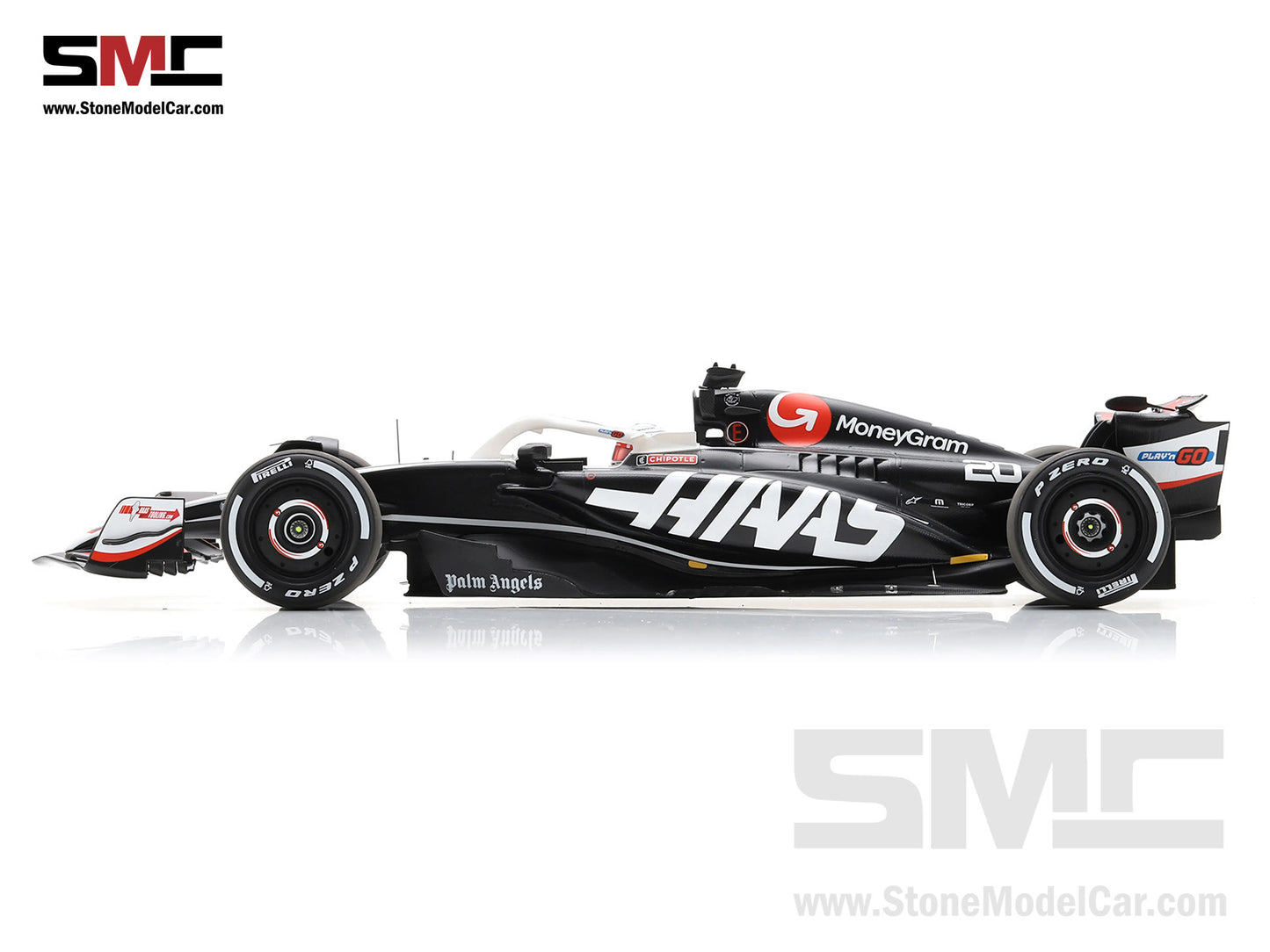 Haas F1 Team VF-24 #20 Kevin Magnussen Australian GP 2024 10th Place 1:18 Spark 18S990