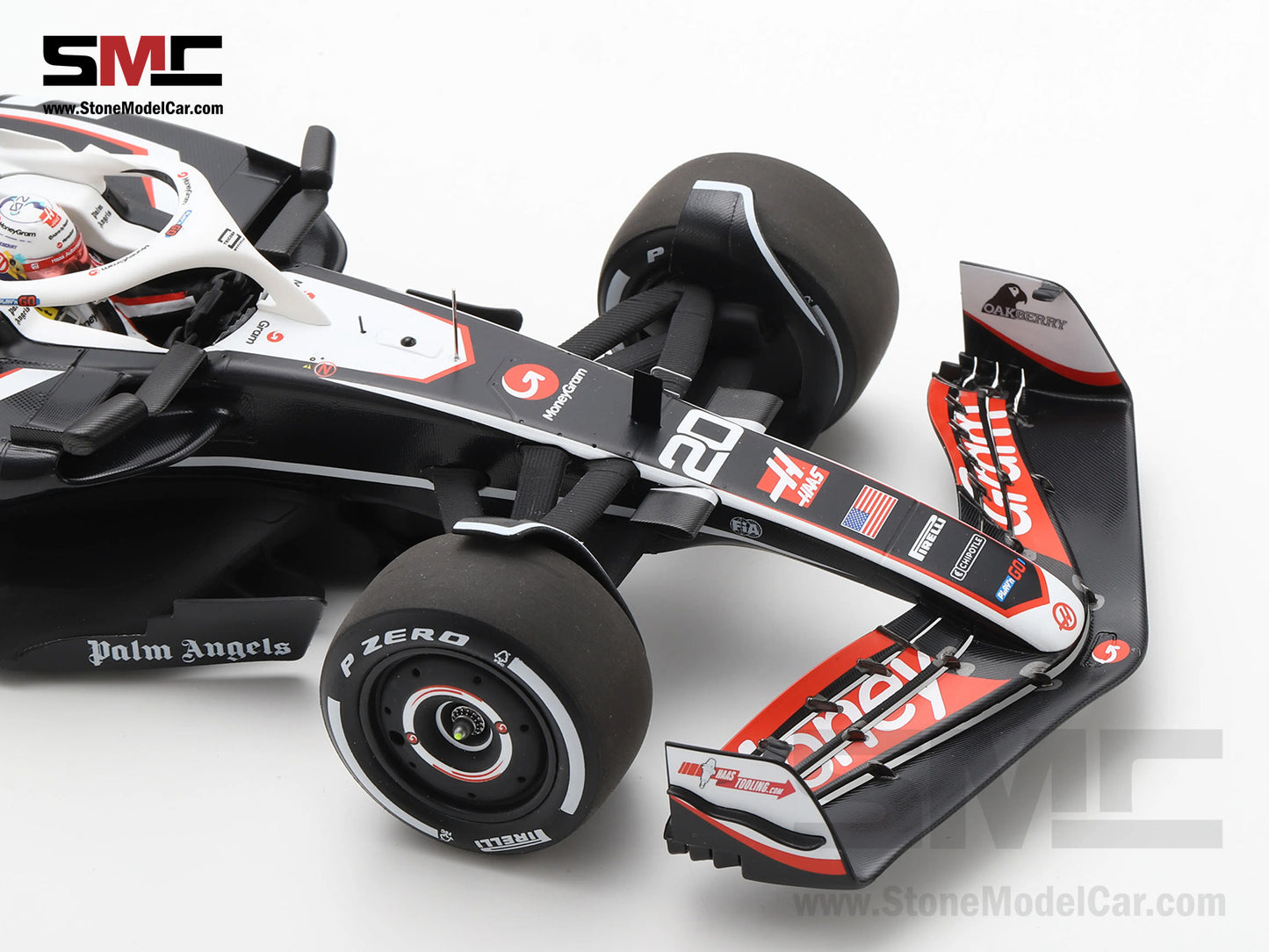 Haas F1 Team VF-24 #20 Kevin Magnussen Australian GP 2024 10th Place 1:18 Spark 18S990
