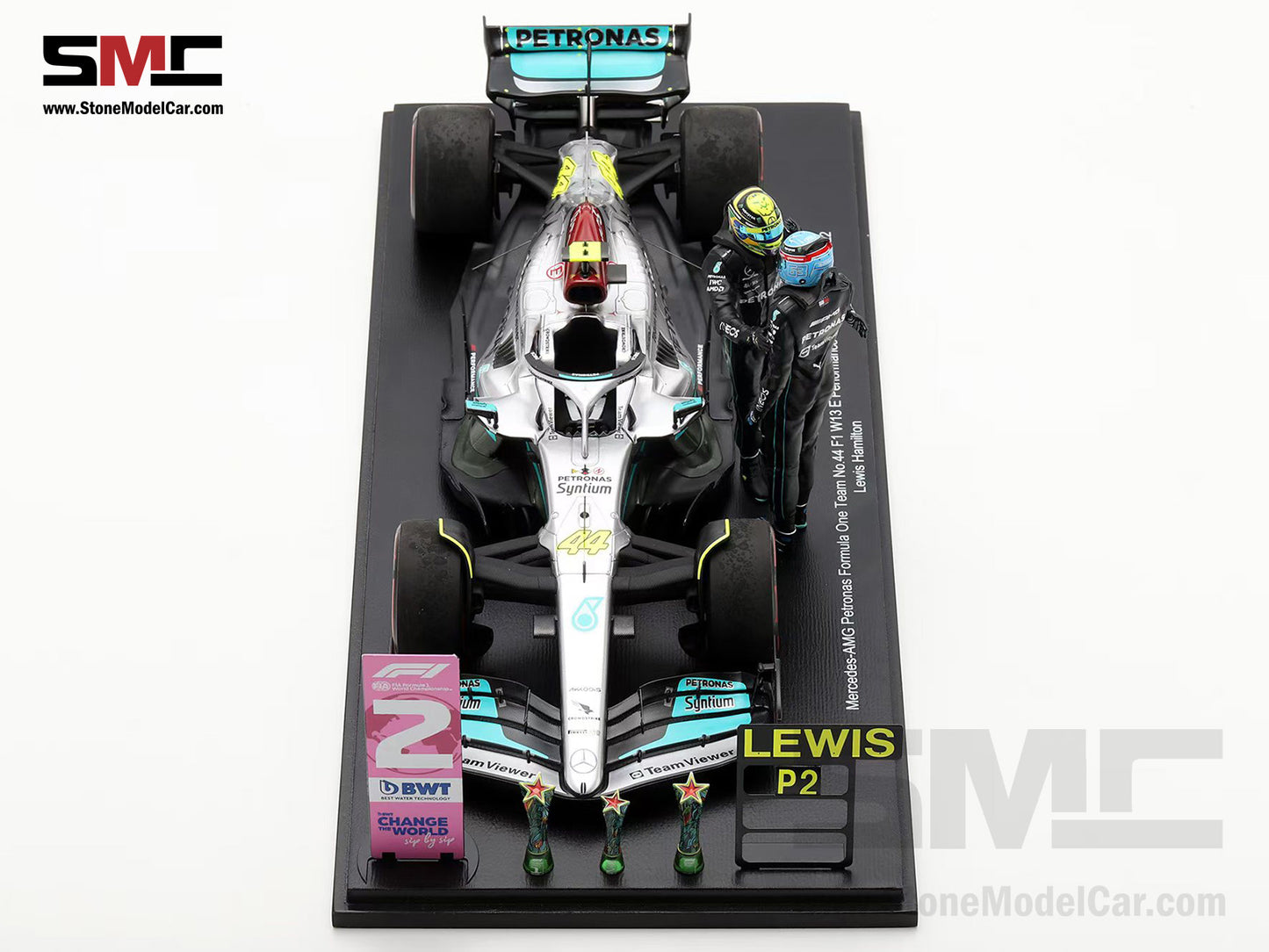 [Pre-Order] Mercedes F1 W13 #44 7x World Champion Lewis Hamilton Brazil GP 2022 Spark 1:18 Special Figure Edition