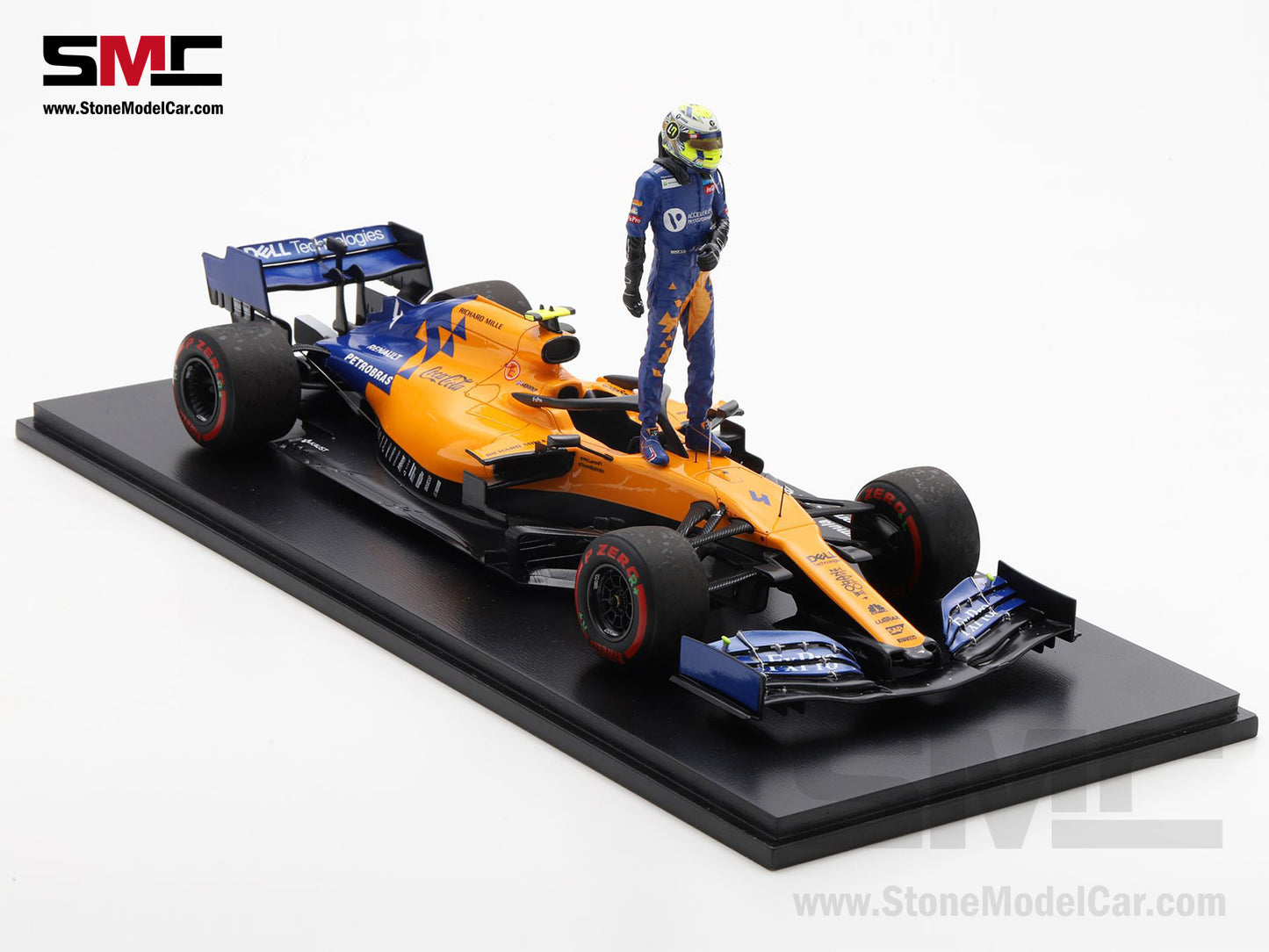 [Pre-Order] McLaren F1 MCL34 #4 Lando Norris Bahrain GP 2019 1st Career Point 1:18 Spark Figure Special Edition