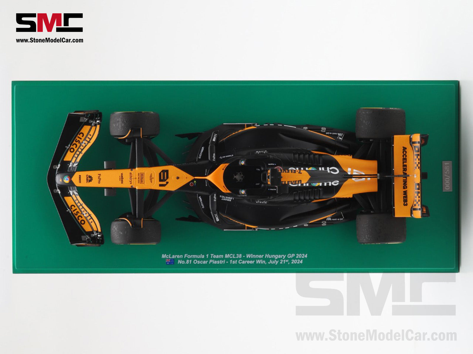 Pre-Order] McLaren F1 MCL38 #81 Oscar Piastri Hungary GP Winner