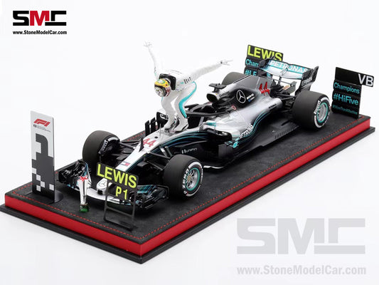 [Pre-Order] Mercedes AMG F1 W09 #44 Lewis Hamilton Brazil GP 2018 World Champion 1:18 Spark Figure Edition