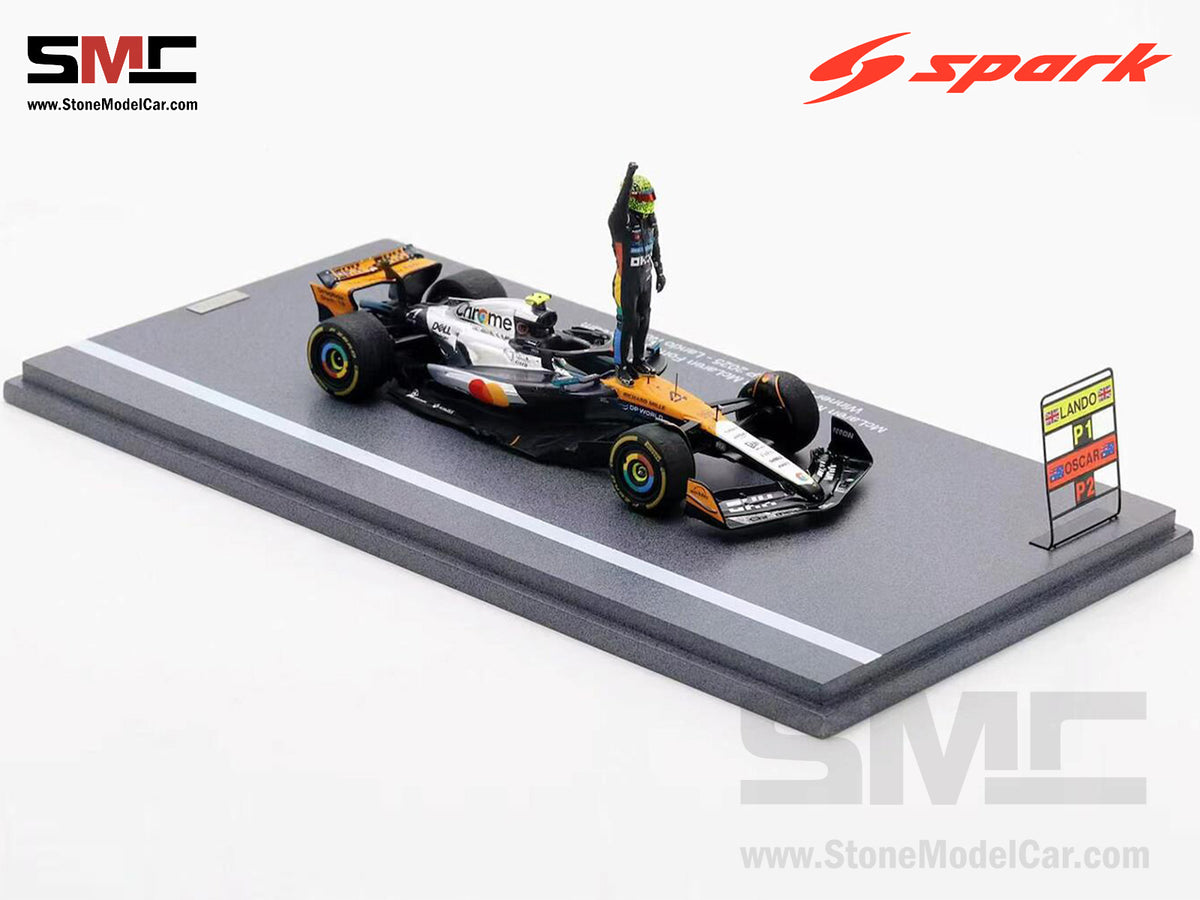 [Pre-Order] McLaren F1 MCL39 #4 Lando Norris British GP 2025 Winner 1:43 Spark Figurine Edition