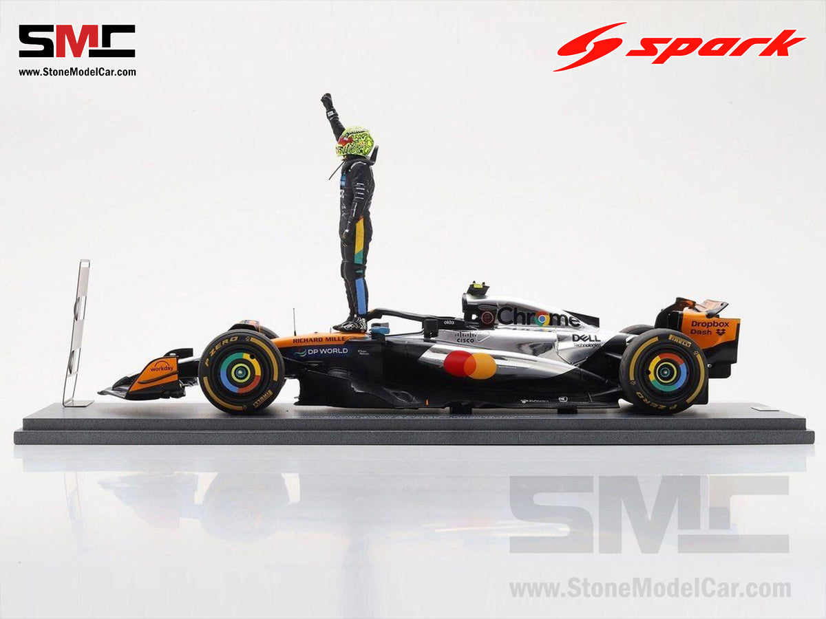 [Pre-Order] McLaren F1 MCL39 #4 Lando Norris British GP 2025 Winner 1:18 Spark Figurine Edition