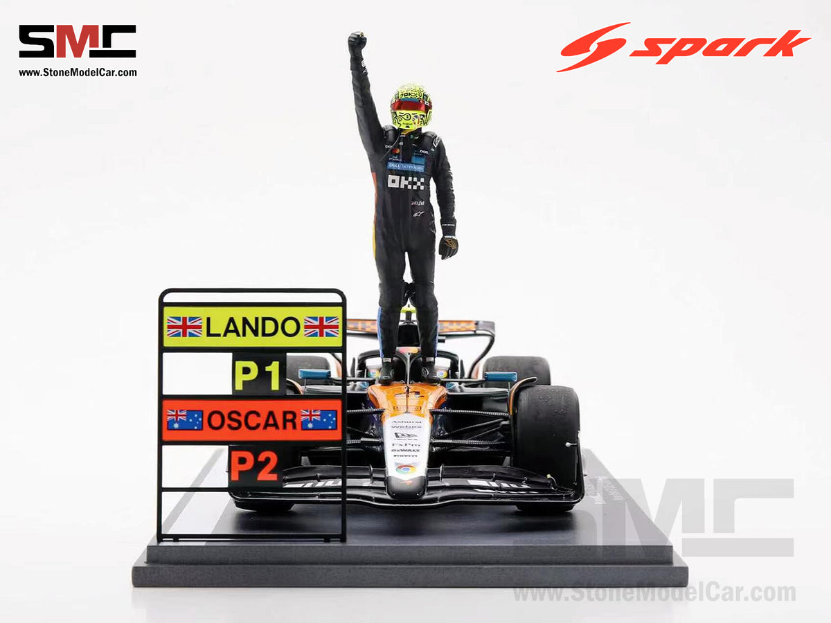 [Pre-Order] McLaren F1 MCL39 #4 Lando Norris British GP 2025 Winner 1:18 Spark Figurine Edition