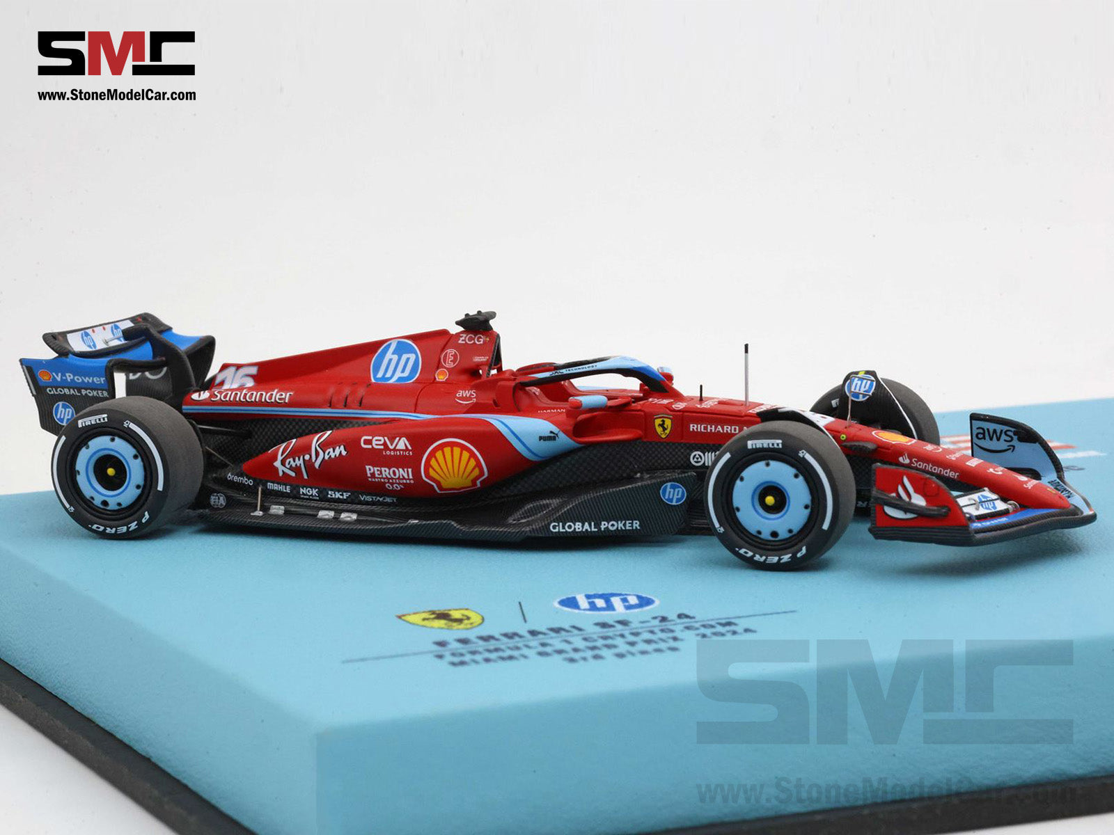Ferrari F1 SF-24 & 296 GTS #16 Charles Leclerc USA Miami GP 2024