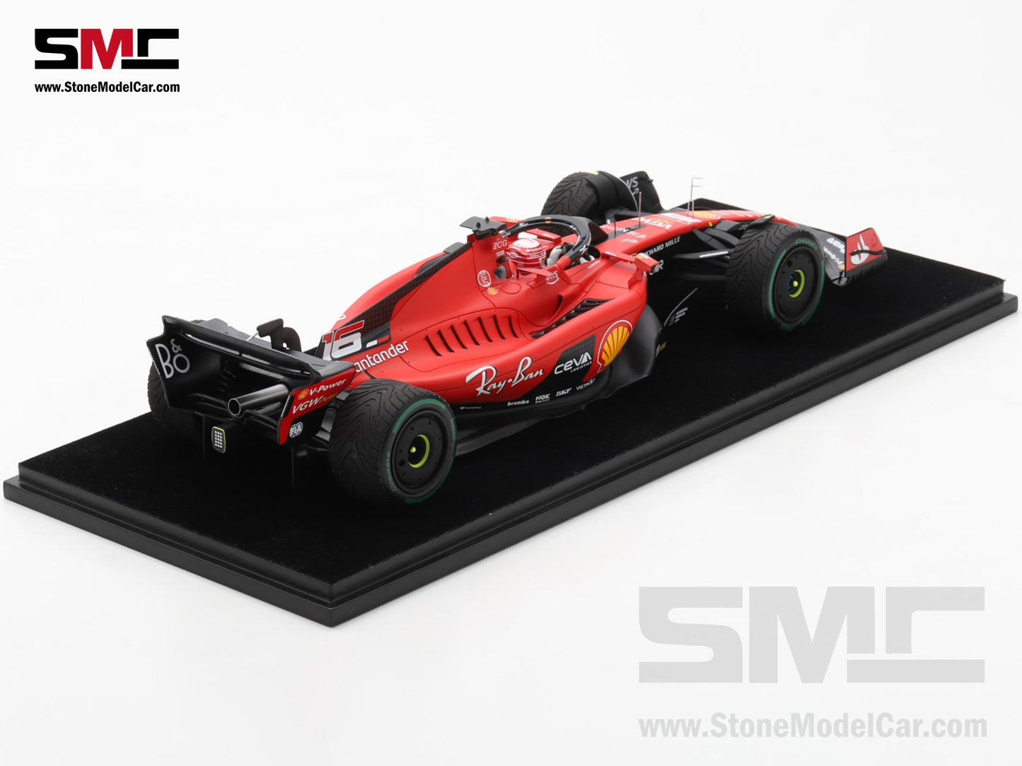 Ferrari F1 SF-23 #16 Charles Leclerc Monaco GP 2023 LookSmart 1:18 LS18F1053