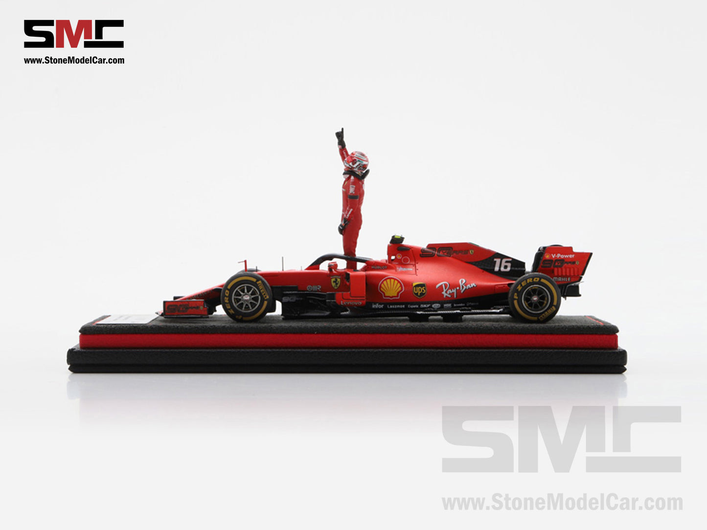 [Pre-Order] Ferrari F1 SF90 #16 Charles Leclerc Winner Belgium GP 2019 Looksmart 1:43 Special Edition