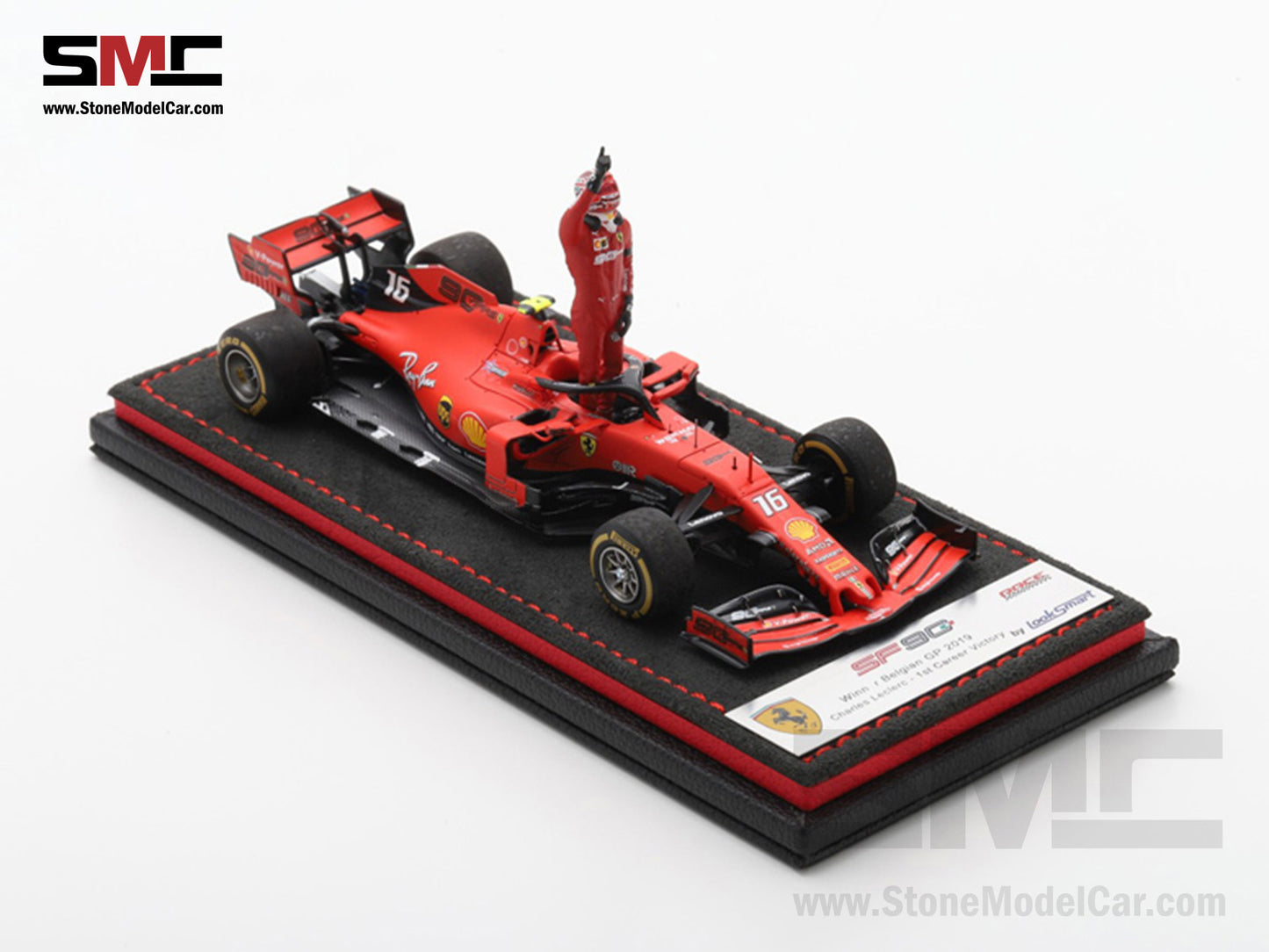[Pre-Order] Ferrari F1 SF90 #16 Charles Leclerc Winner Belgium GP 2019 Looksmart 1:43 Special Edition