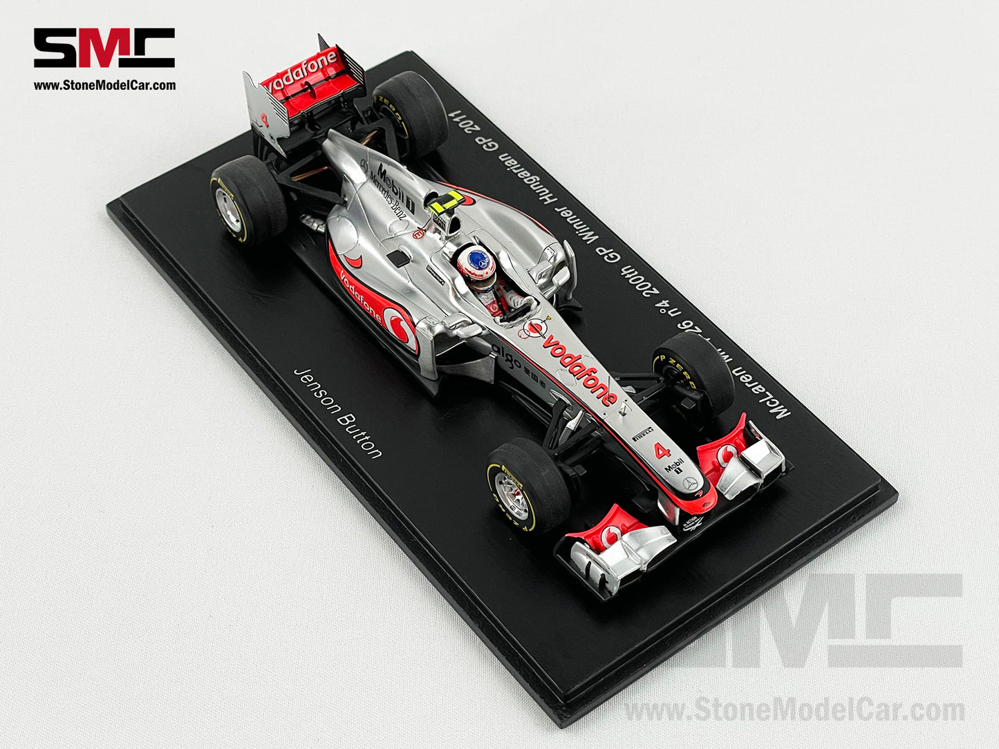 Mclaren F1 MP4/26 #4 Jenson Button Hungary GP Winner 2011 200th GP 1:43 Spark
