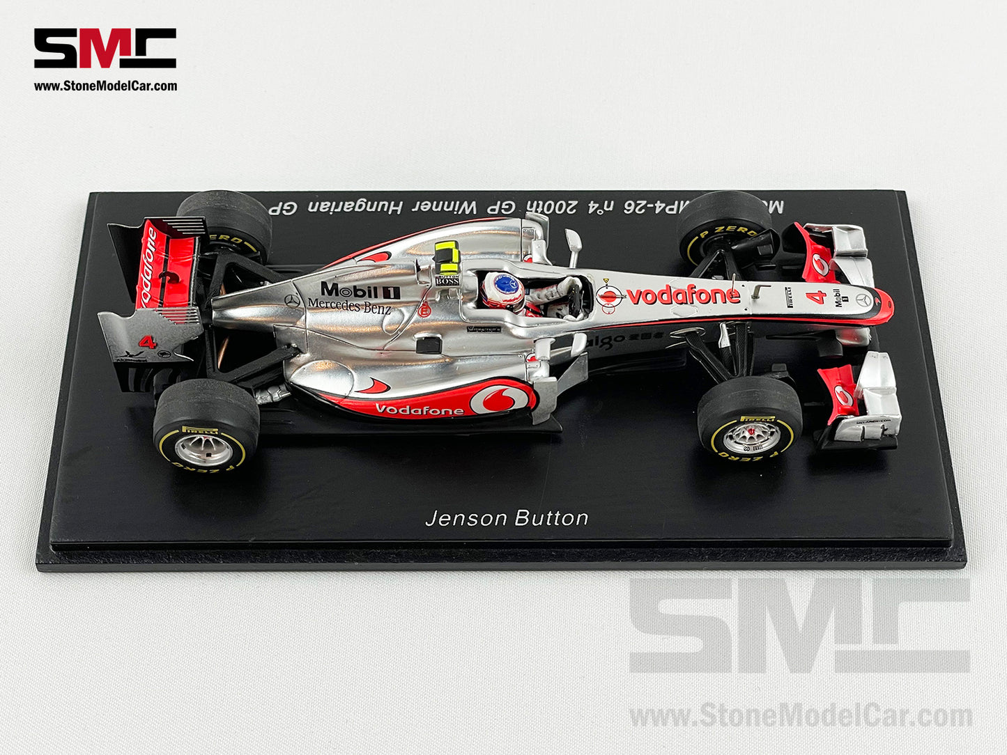 Mclaren F1 MP4/26 #4 Jenson Button Hungary GP Winner 2011 200th GP 1:43 Spark