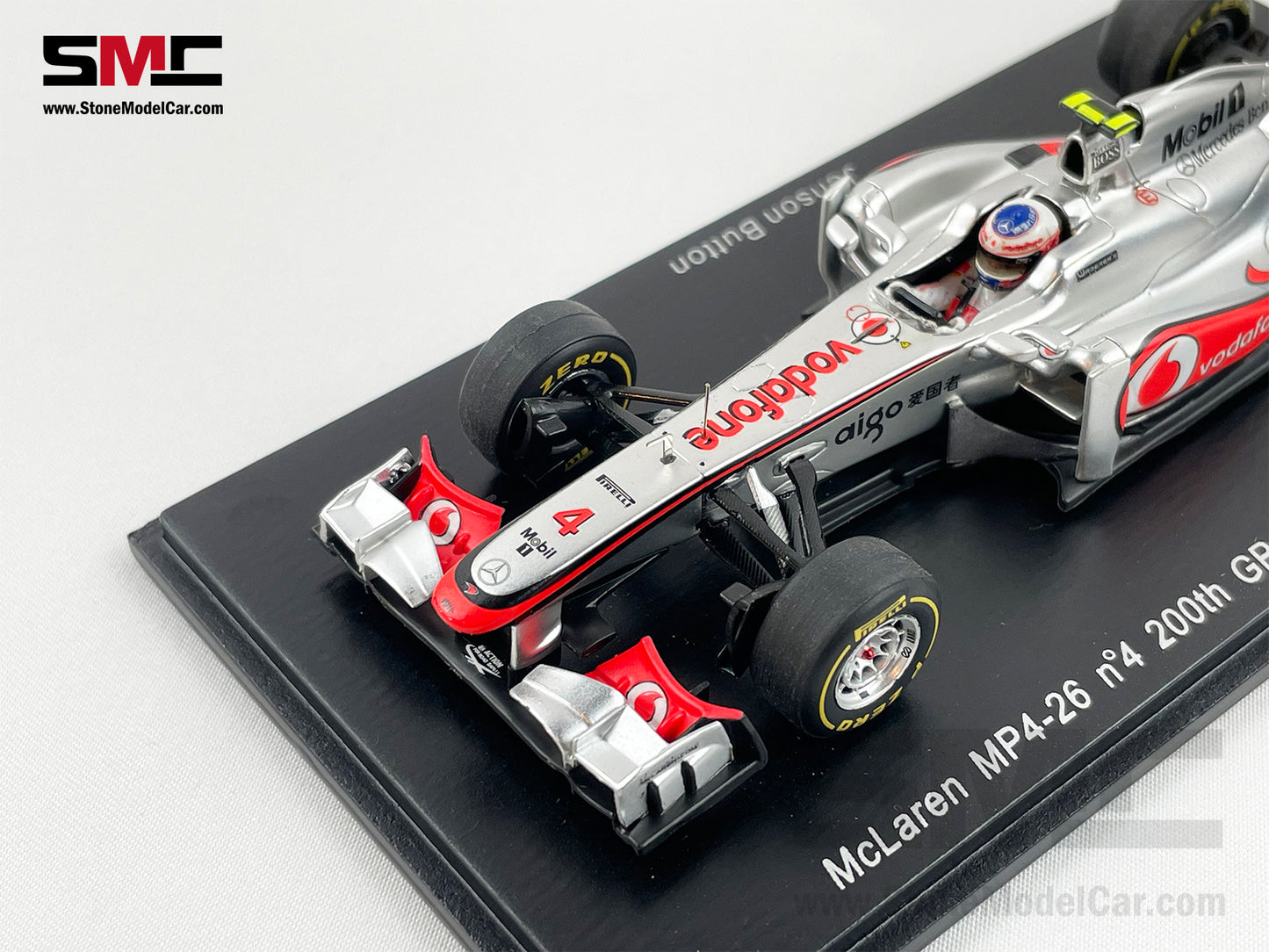 Mclaren F1 MP4/26 #4 Jenson Button Hungary GP Winner 2011 200th GP 1:43 Spark