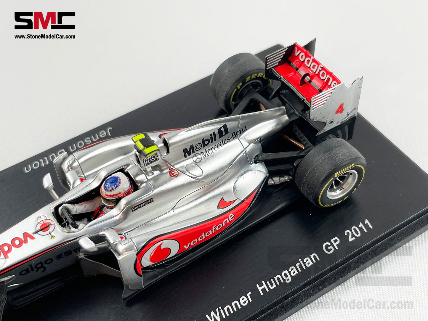 Mclaren F1 MP4/26 #4 Jenson Button Hungary GP Winner 2011 200th GP 1:43 Spark