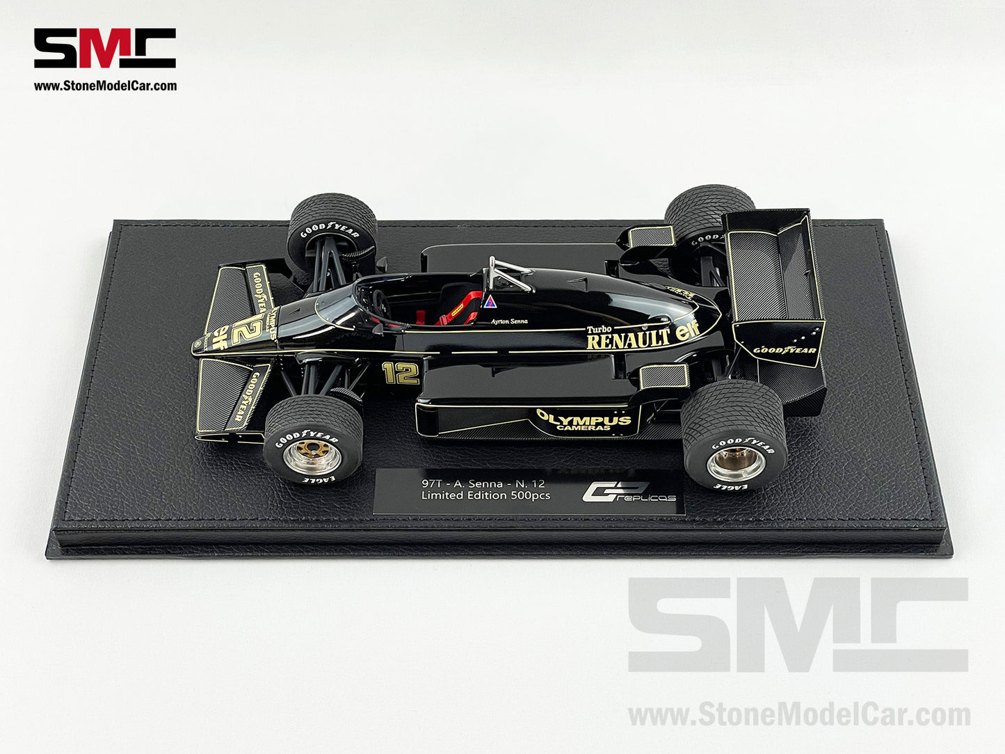 Lotus F1 97T #12 Ayrton Senna Portugal GP 1985 1st Career Win 1:18 GP REPLICAS GP106B