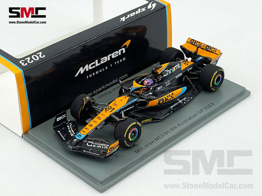 McLaren F1 MCL60 #81 Oscar Piastri 1st Career Point 8th Australian GP 2023 Spark 1:43 S8574