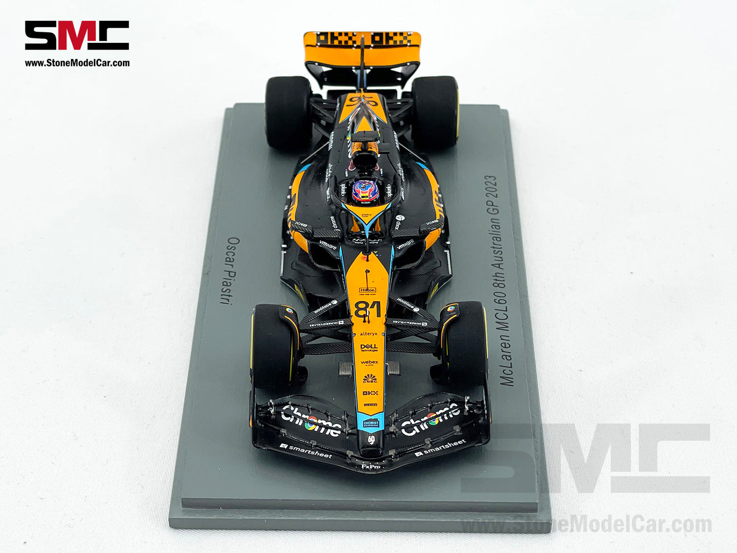 McLaren F1 MCL60 #81 Oscar Piastri 1st Career Point 8th Australian GP 2023 Spark 1:43 S8574