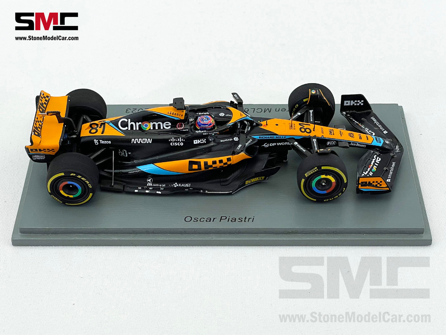 McLaren F1 MCL60 #81 Oscar Piastri 1st Career Point 8th Australian GP 2023 Spark 1:43 S8574