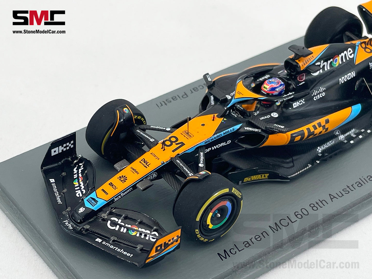McLaren F1 MCL60 #81 Oscar Piastri 1st Career Point 8th Australian GP 2023 Spark 1:43 S8574