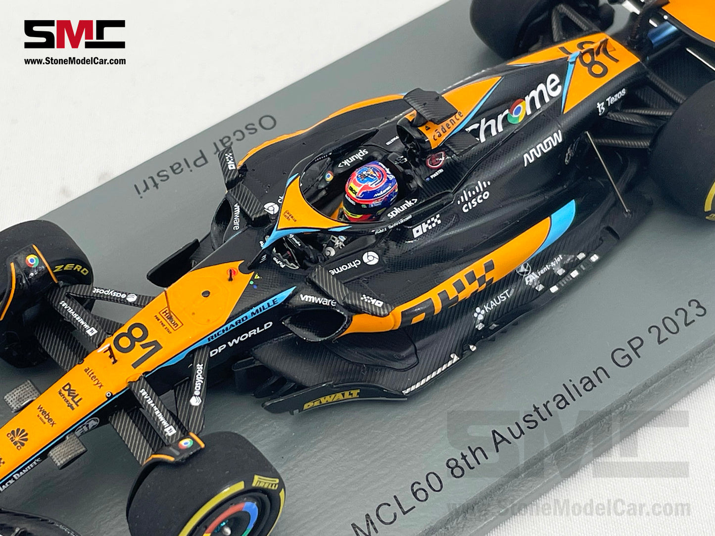 McLaren F1 MCL60 #81 Oscar Piastri 1st Career Point 8th Australian GP 2023 Spark 1:43 S8574