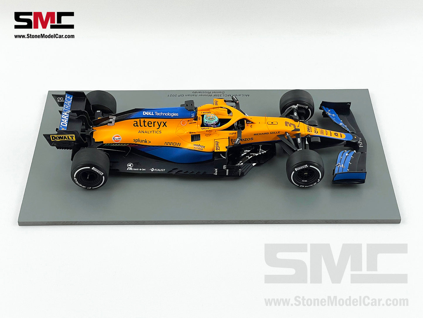 2021 Spark 1:18 Mclaren F1 MCL35M #3 Daniel Ricciardo Italy Monza Winner 18S602