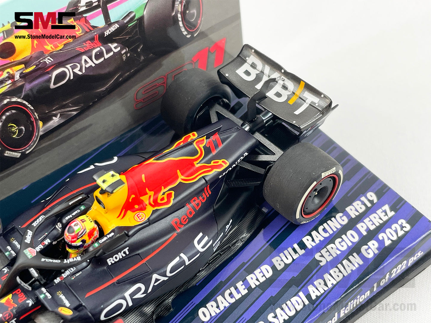 Red Bull F1 RB19 #11 Sergio Perez Saudi Arabian GP Winner 2023 1:43 MINICHAMPS