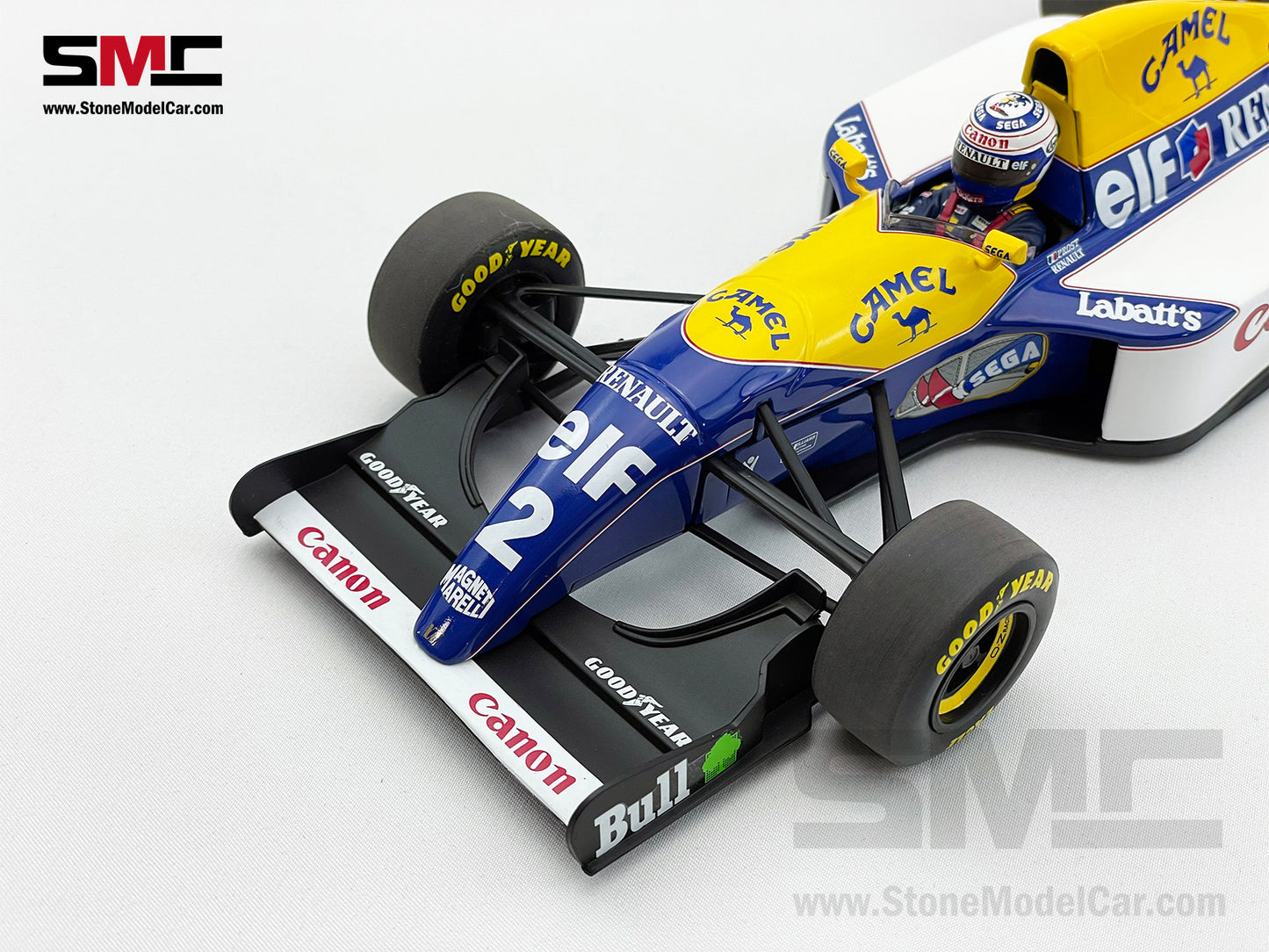 Williams F1 FW15C #2 Alain Prost 1993 World Champion 1:18 MINICHAMPS with CAMEL Decal