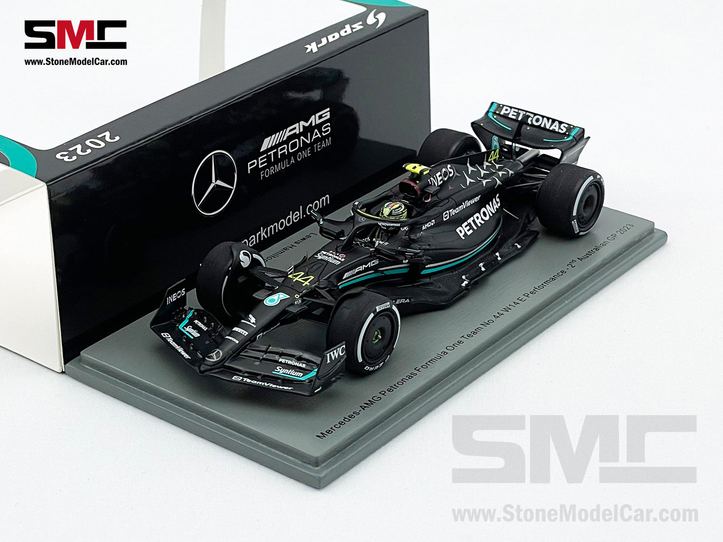 Mercedes F1 W14 #44 Lewis Hamilton 2nd Australian GP 2023 Spark 1:43 S8561