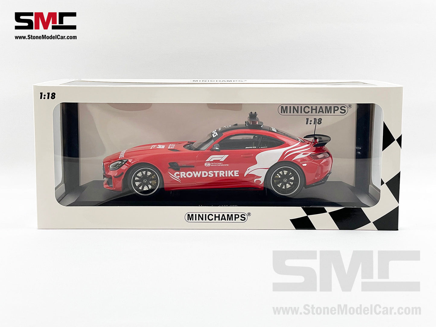 Formula One 1:18 Minichamps Mercedes-Benz AMG GT-R F1 Safety Car 2021 153036097