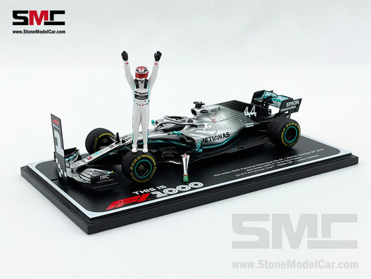 Mercedes F1 W10 #44 Lewis Hamilton Chinese GP 2019 6x World Champion 1:43 Spark Figure