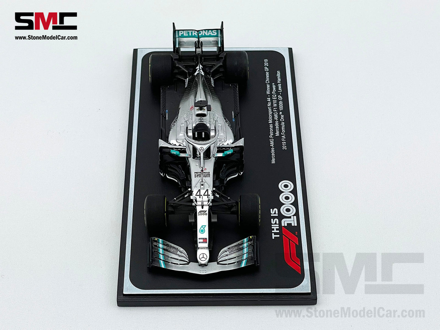 Mercedes F1 W10 #44 Lewis Hamilton Chinese GP 2019 6x World Champion 1:43 Spark Figure