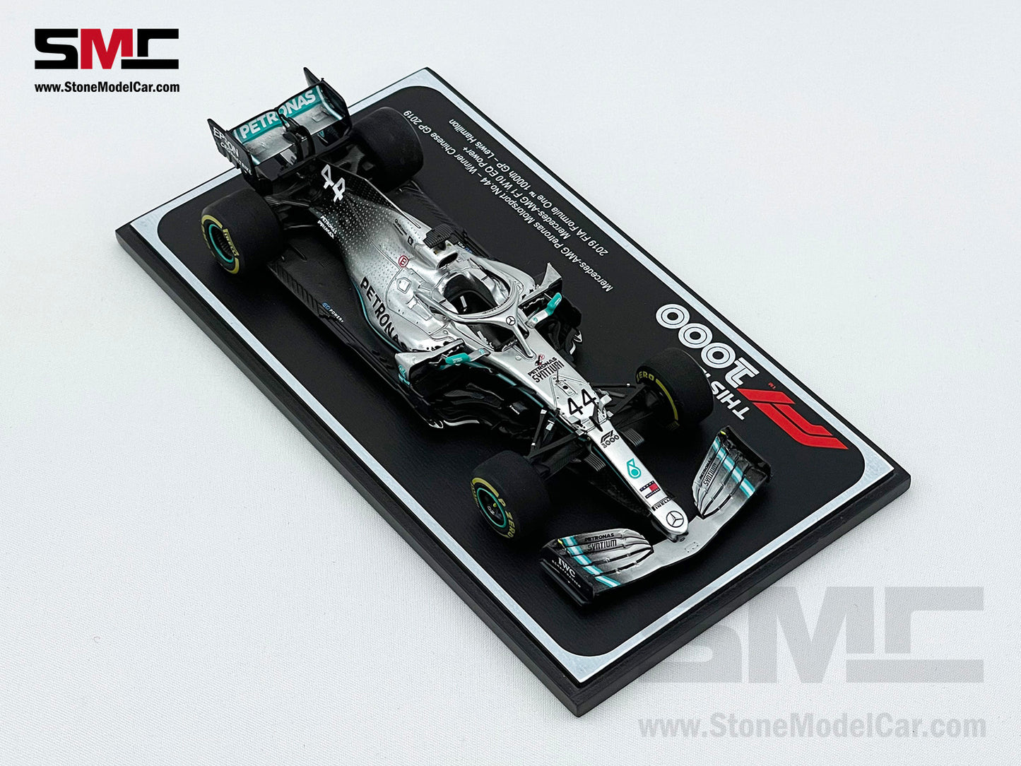 Mercedes F1 W10 #44 Lewis Hamilton Chinese GP 2019 6x World Champion 1:43 Spark Figure