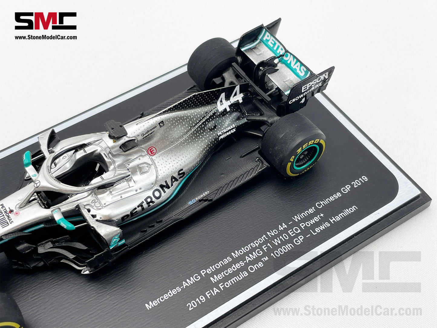Mercedes F1 W10 #44 Lewis Hamilton Chinese GP 2019 6x World Champion 1:43 Spark Figure