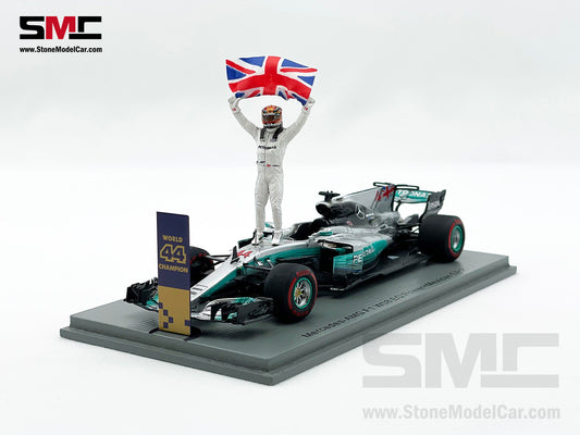 Mercedes F1 W08 #44 Lewis Hamilton Mexico GP 2017 4x World Champion 1:43 Spark with Figure