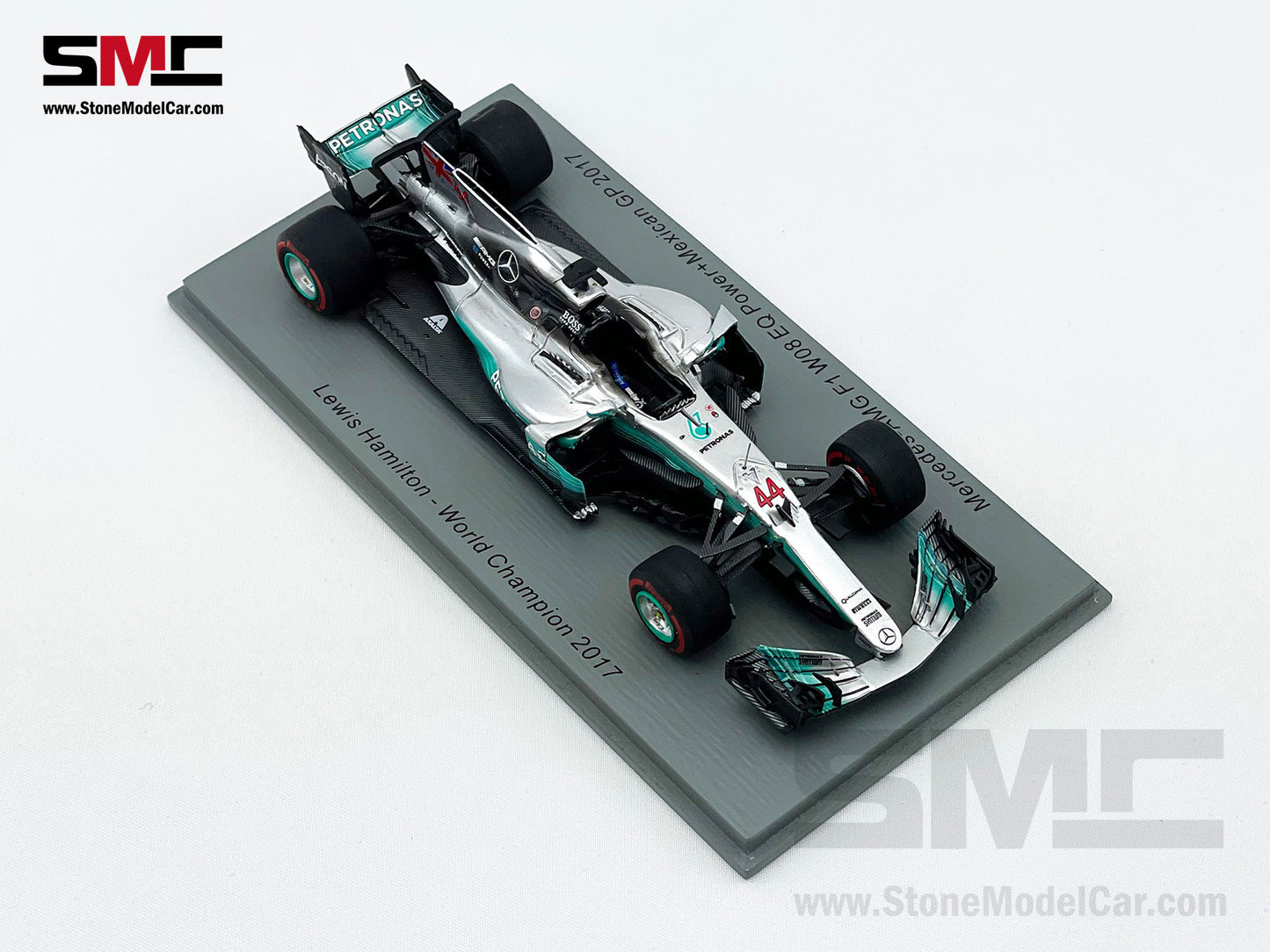 Mercedes F1 W08 #44 Lewis Hamilton Mexico GP 2017 4x World Champion 1:43 Spark with Figure
