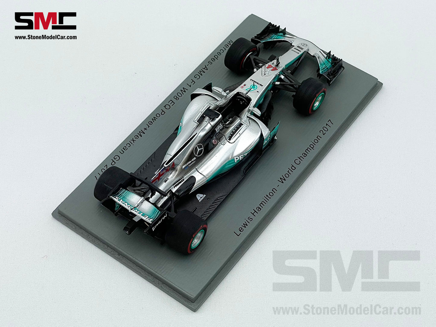 Mercedes F1 W08 #44 Lewis Hamilton Mexico GP 2017 4x World Champion 1:43 Spark with Figure