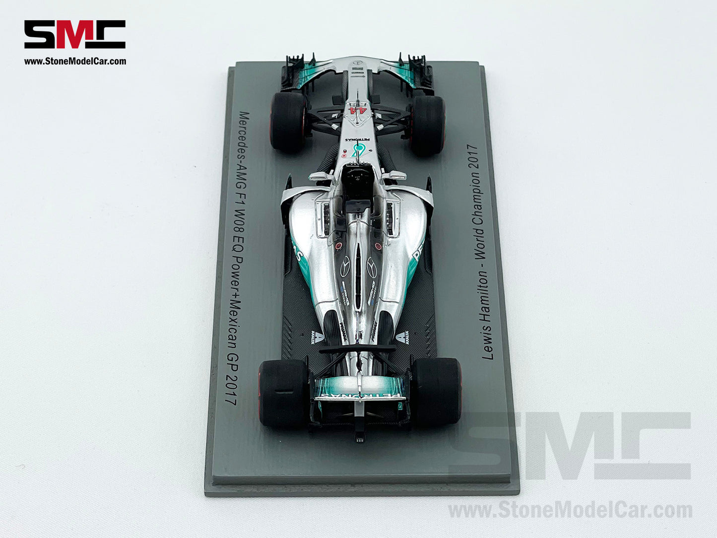 Mercedes F1 W08 #44 Lewis Hamilton Mexico GP 2017 4x World Champion 1:43 Spark with Figure