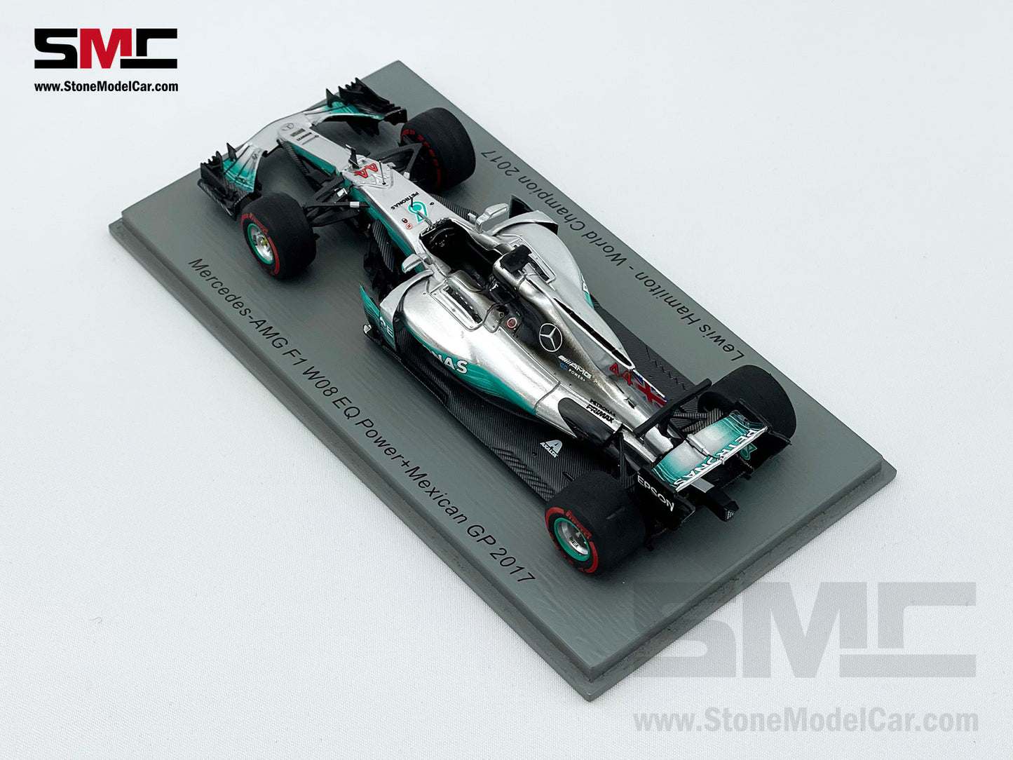 Mercedes F1 W08 #44 Lewis Hamilton Mexico GP 2017 4x World Champion 1:43 Spark with Figure