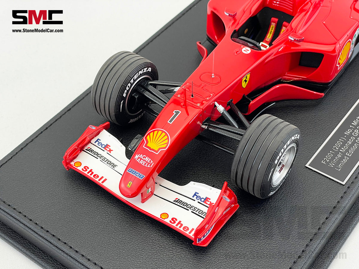 Ferrari F1 F2001 #1 Michael Schumacher Monaco GP Winner 2001 World Champion 1:18 GP REPLICAS GP168A + Decal