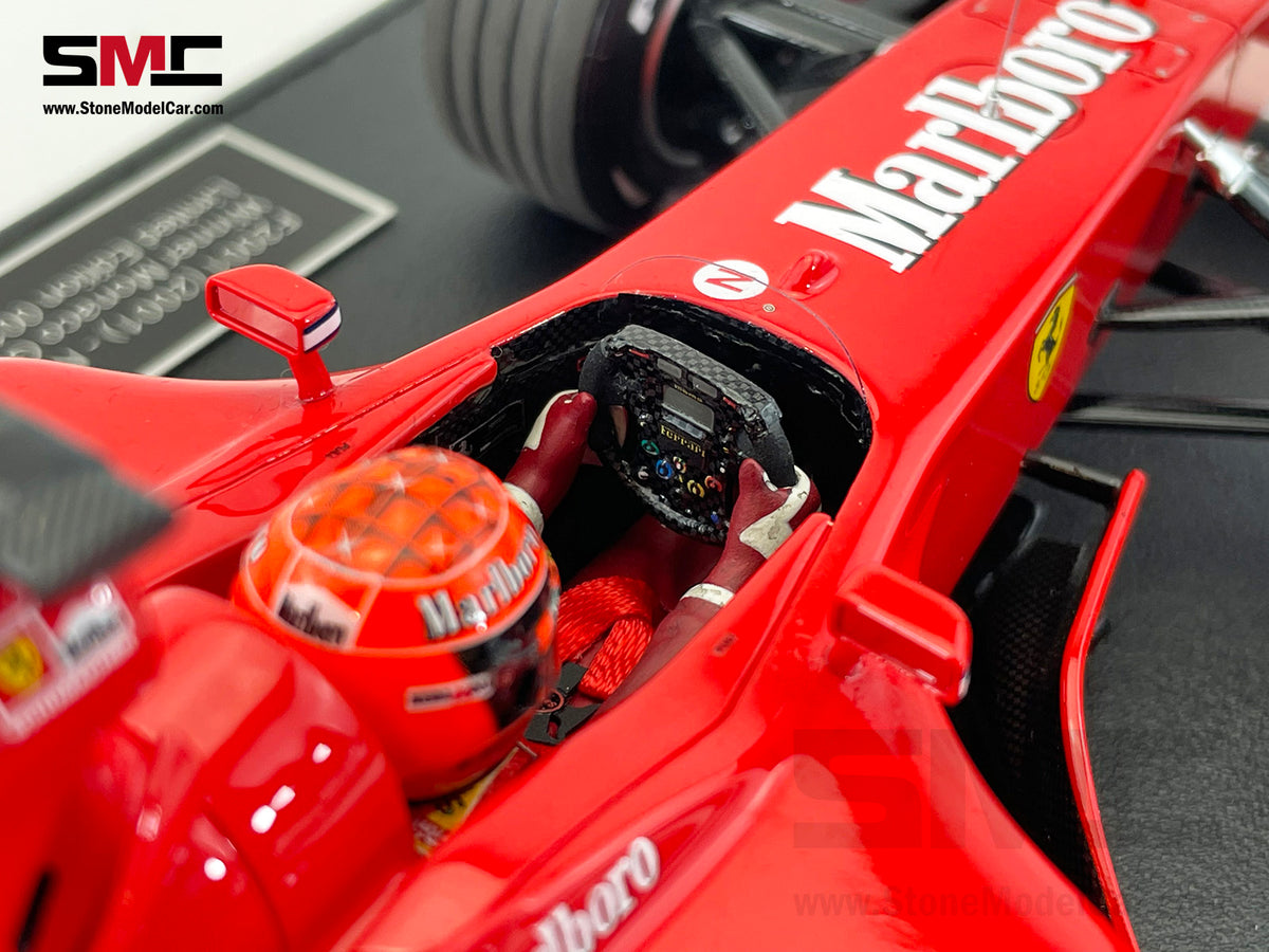 Ferrari F1 F2001 #1 Michael Schumacher Monaco GP Winner 2001 World Champion 1:18 GP REPLICAS with Driver and Decal