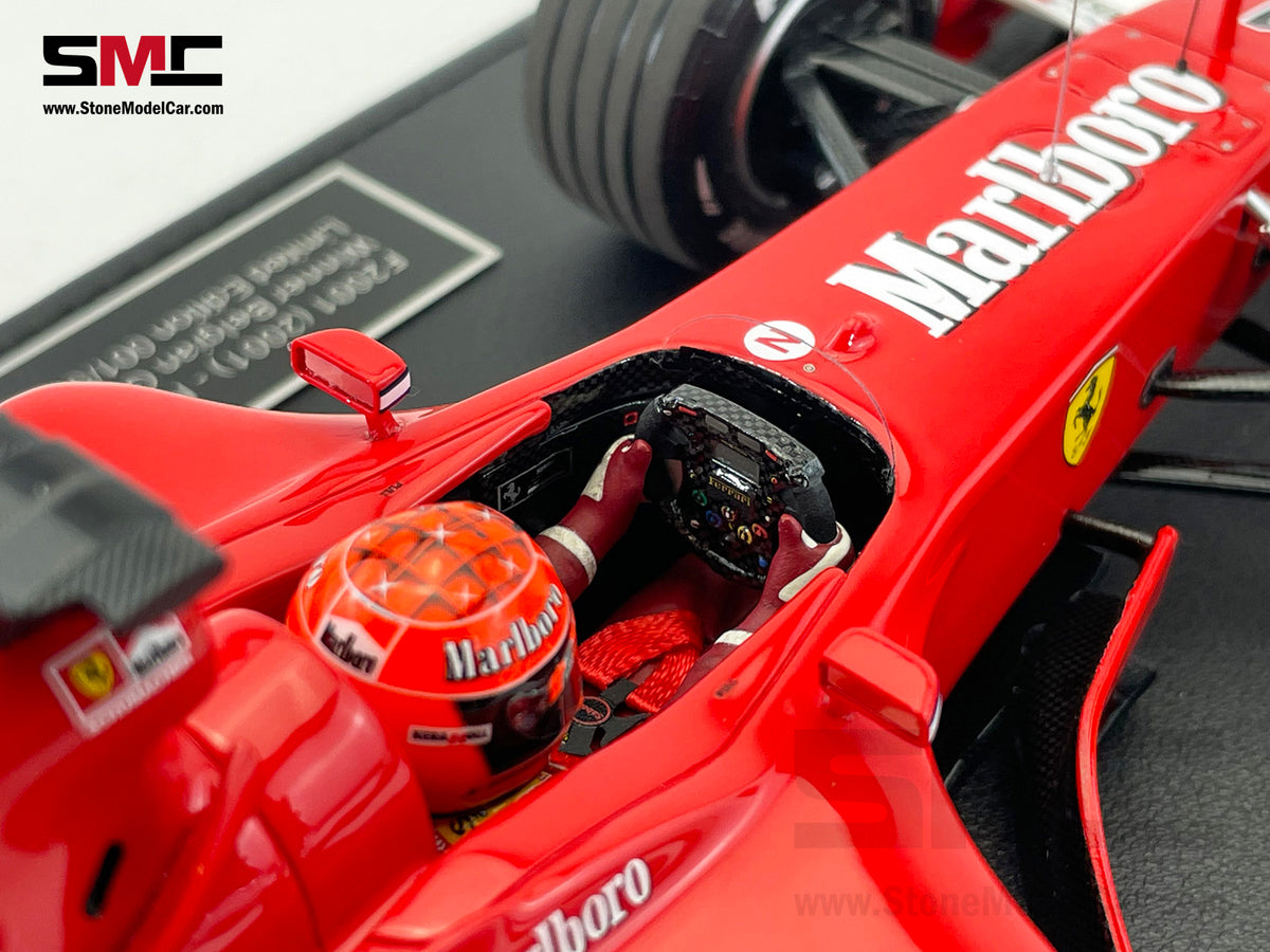 Ferrari F1 F2001 #1 Michael Schumacher Belgium GP Winner 2001 World Champion 1:18 GP REPLICAS with Driver and Decal