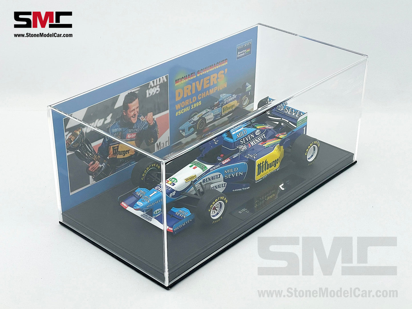 Benetton F1 B195 Michael Schumacher 1995 World Champion 1:18 GP Replicas with Decal