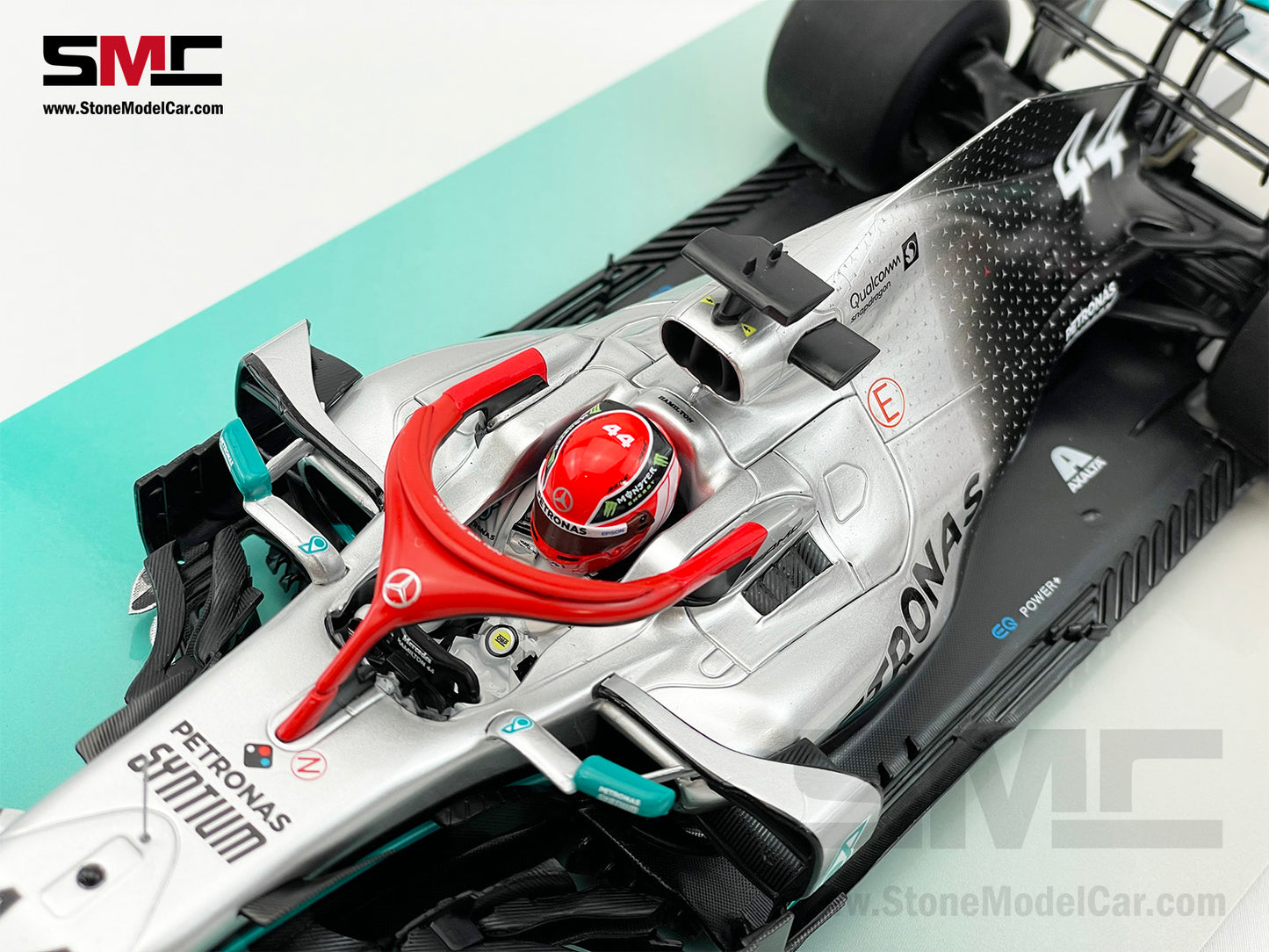 2019 World Champion Mercedes AMG F1 W10 #44 Lewis Hamilton Monaco GP 1:18 Gift Box MINICHAMPS