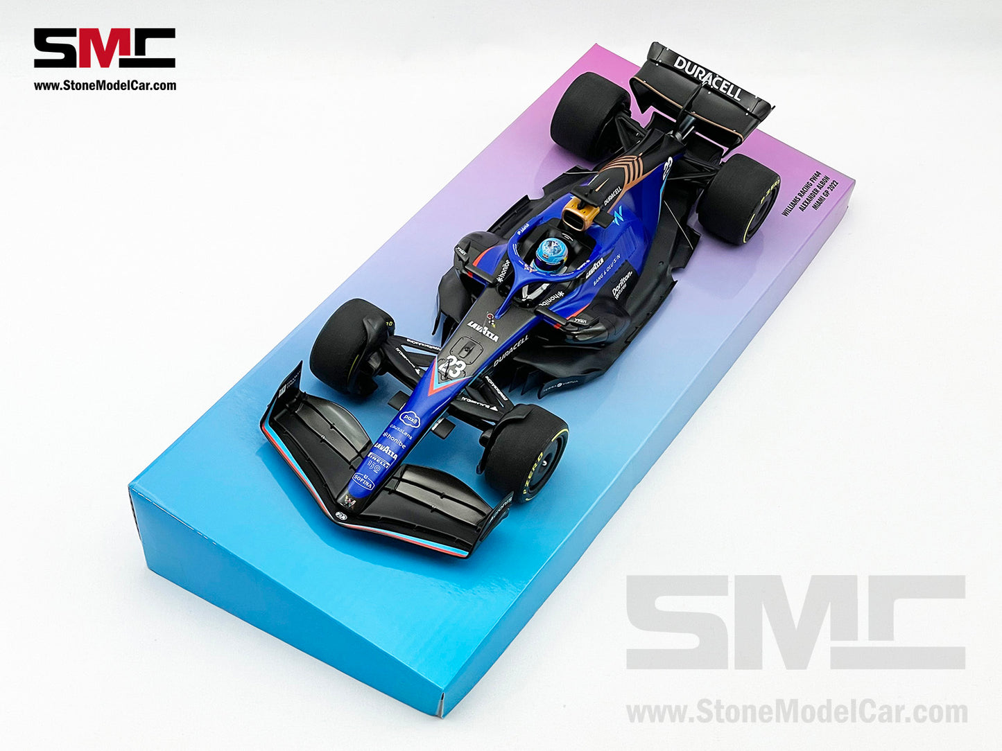Williams F1 FW44 #23 Alexander Albon Miami GP 2022 1:18 MINICHAMPS