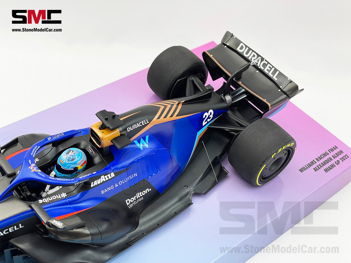 Williams F1 FW44 #23 Alexander Albon Miami GP 2022 1:18 MINICHAMPS
