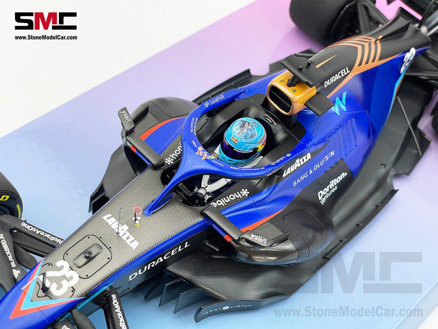 Williams F1 FW44 #23 Alexander Albon Miami GP 2022 1:18 MINICHAMPS