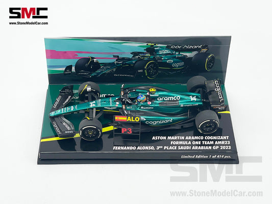 Aston Martin F1 AMR23 #14 Fernando Alonso Saudi Arabian GP 3rd 2023 1:43 MINICHAMPS