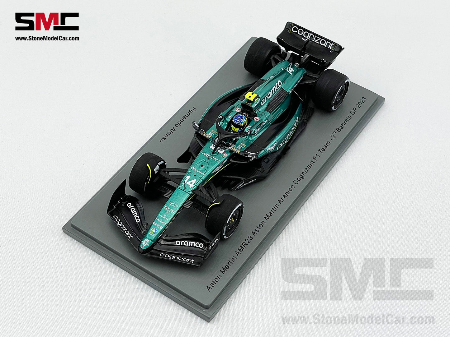Aston Martin F1 AMR23 #14 Fernando Alonso Bahrain GP 3rd 2023 1:43 Spark
